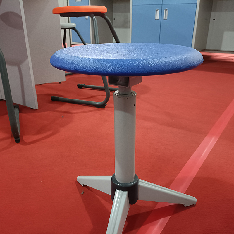 Durable School Laboratory Furniture Height-adjustable Lab Chair Stool